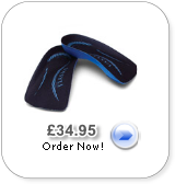 3/4 Length Vasyli Blue Orthotics £34.95