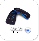 3/4 Length Vasyli Blue Orthotics £34.95 3/4 Length Vasyli Blue Orthotics £34.95